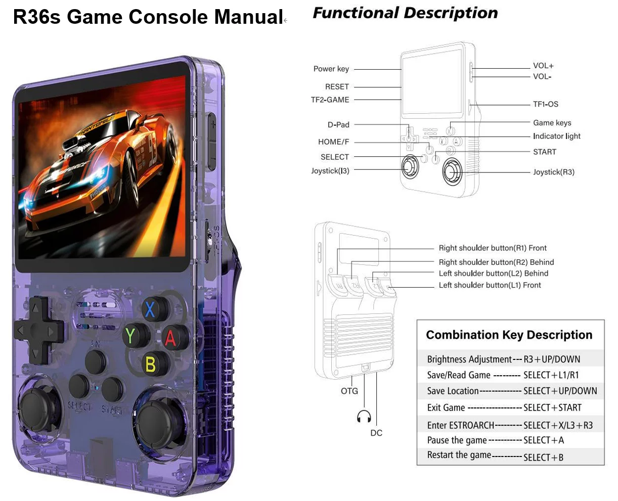 r36s game console manual